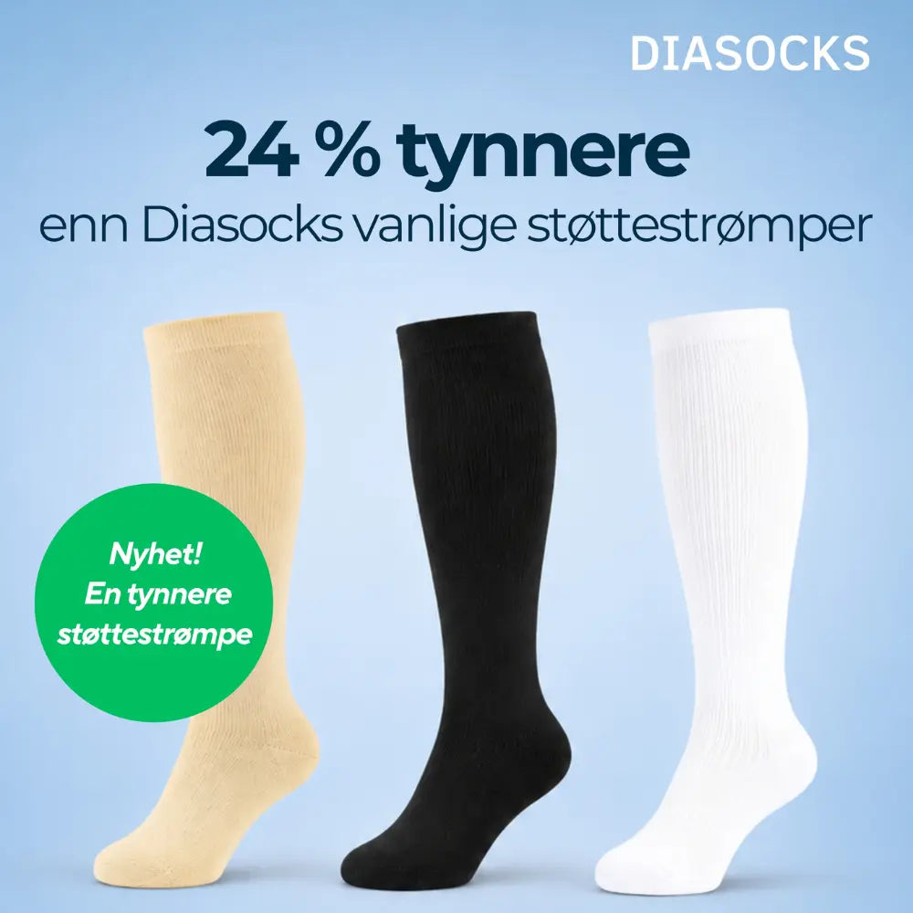 Tynne støttestrømper 12-15 mmHg