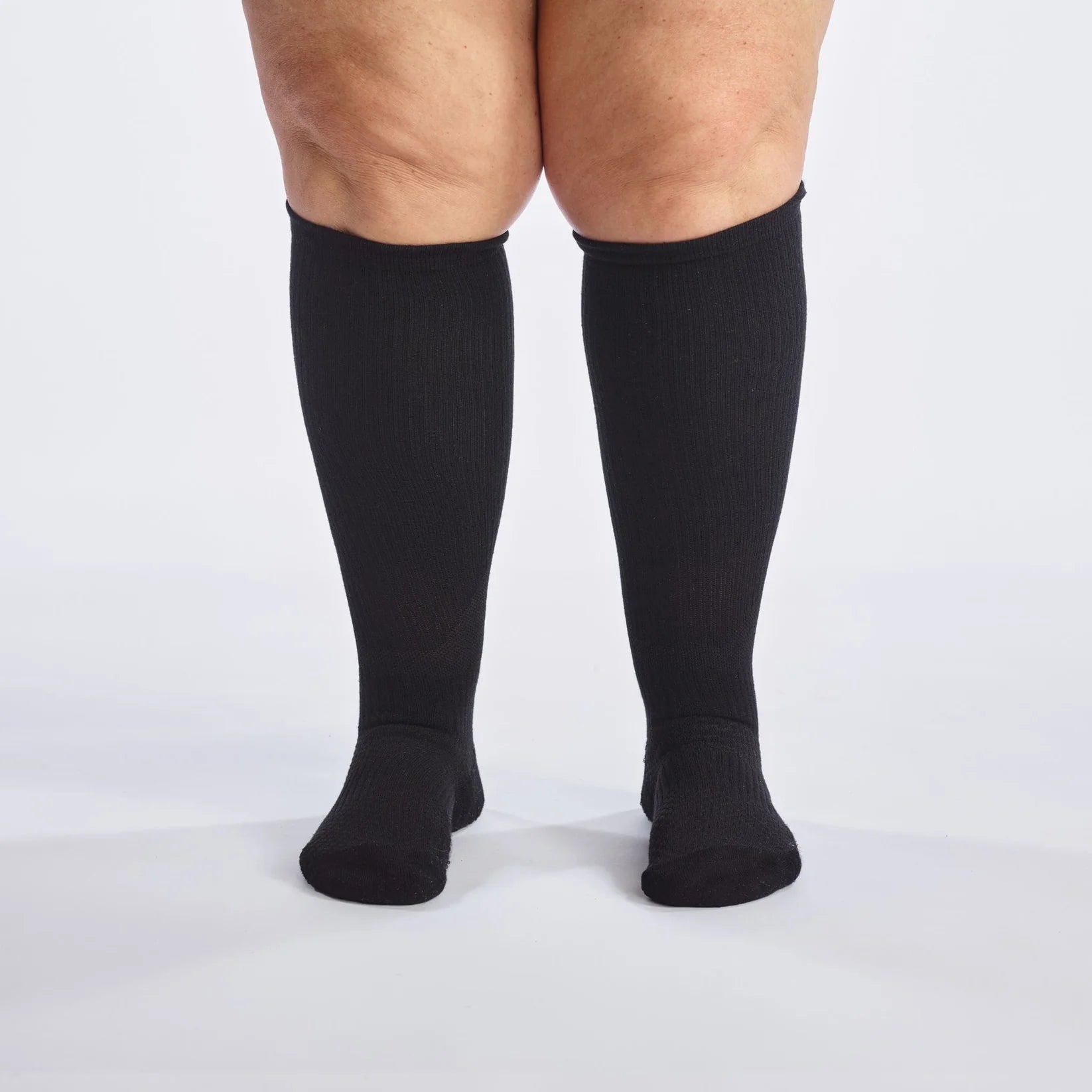 Brede støttestrømper 12-15 mmHg