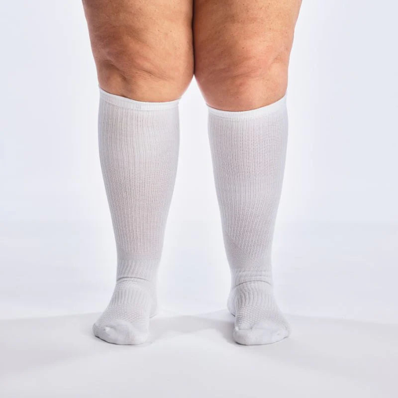 Brede støttestrømper 12-15 mmHg